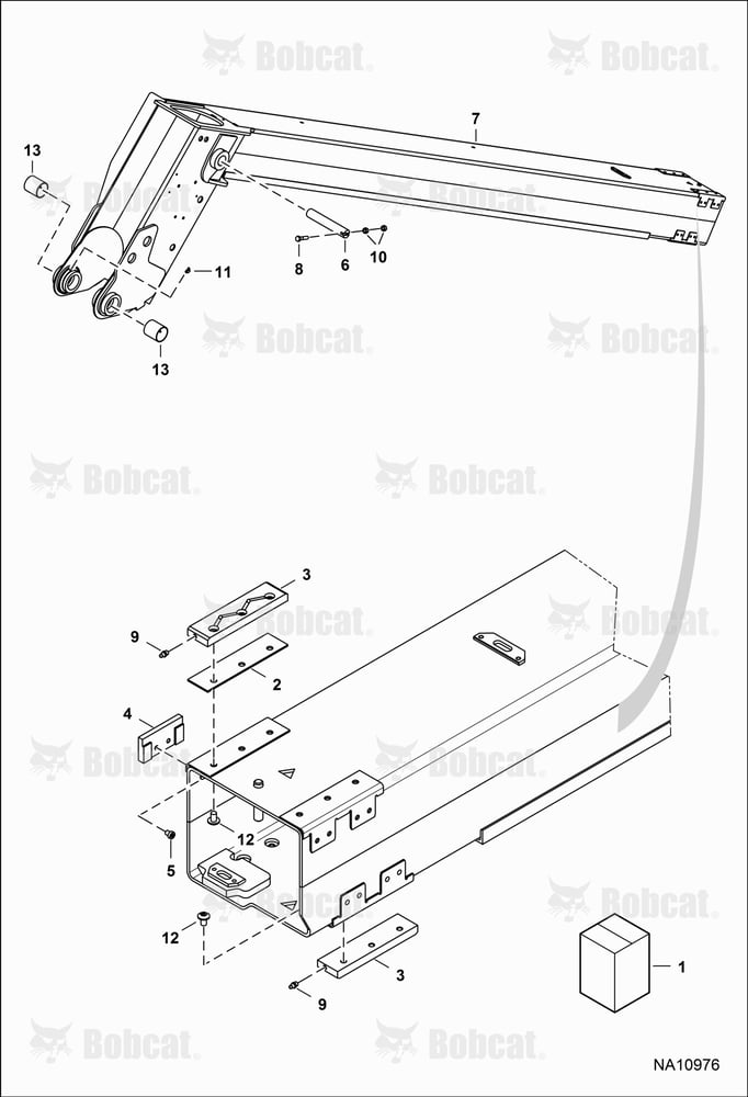 Inner Boom & Attachment Carrier (Original Design) (W/Top Access Hole Only) (Replacement)