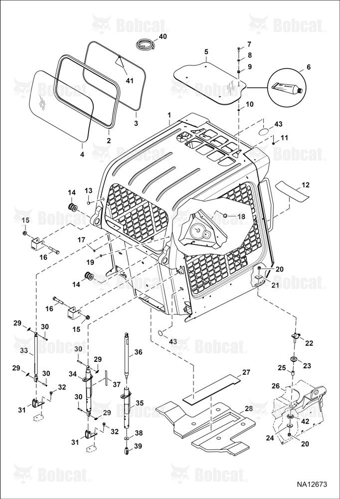 Operator CAB (Gas Spring) AZNB11368 & Above