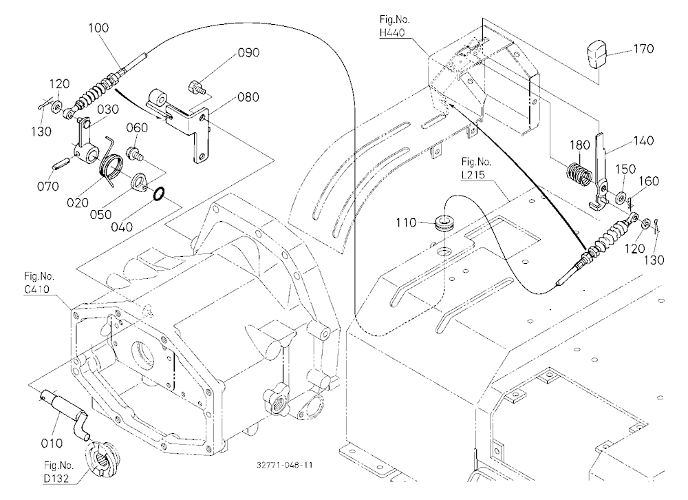 Pto Gear Shift Lever