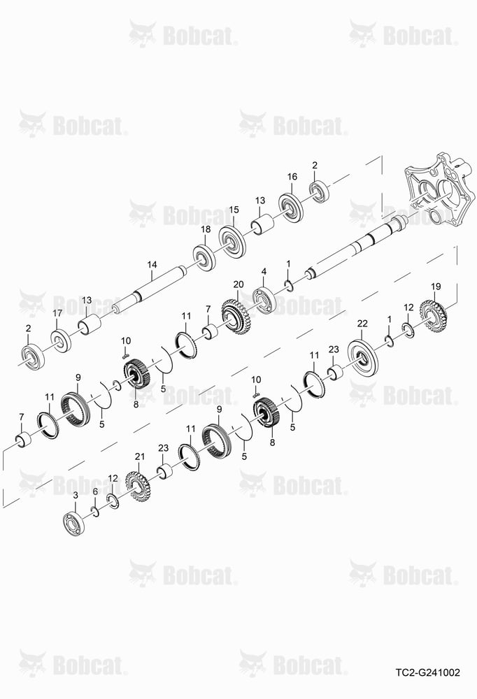 Main Shift Shaft Group