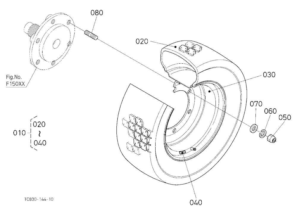 Front Wheel (305R343Lsw)