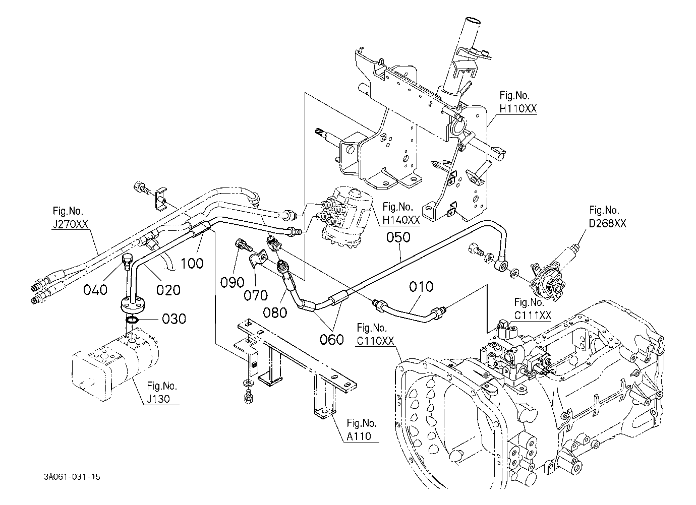 Hydraulic Oil Line (Steering/Pto/Shuttle) [Rops Ty