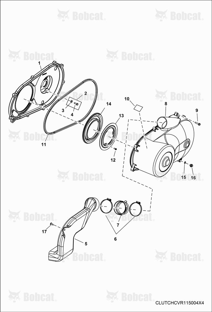 Drive TRAIN, Clutch Cover