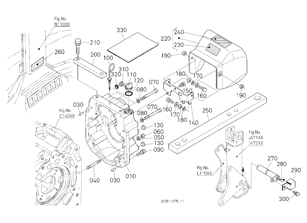 Pto(540/1000) Conversion Kit (Gear Case) [Option]