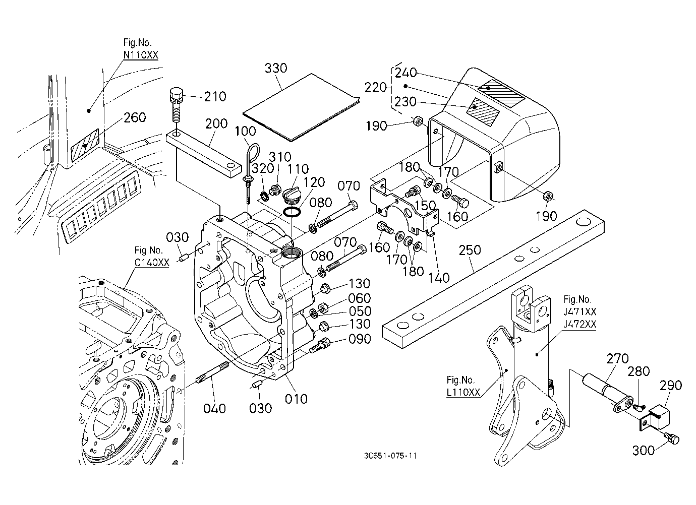 Pto(540/1000) Conversion Kit (Gear Case) [Option]