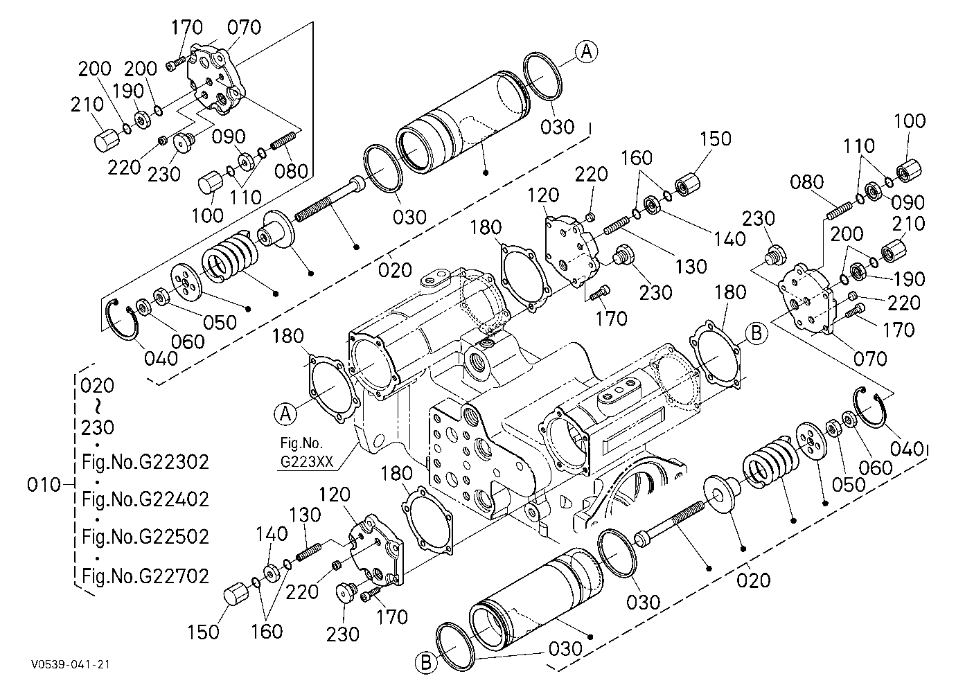 Hst Pump (Piston) [Component Parts]