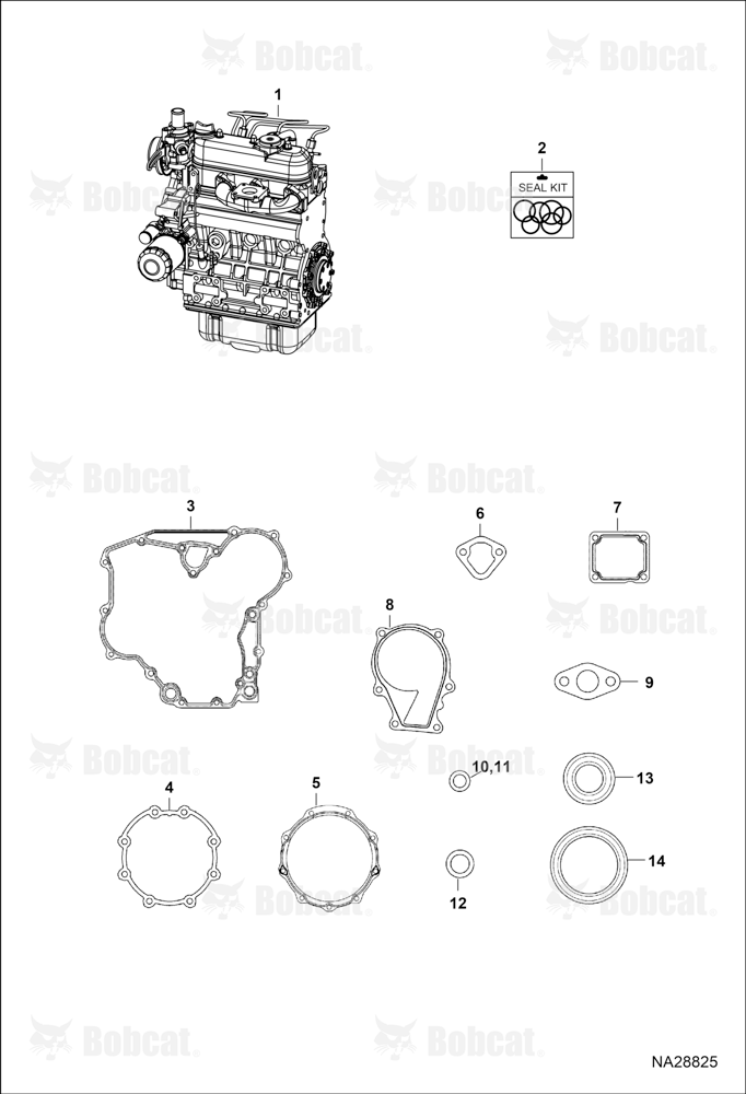 Engine & Lower Gasket Kit