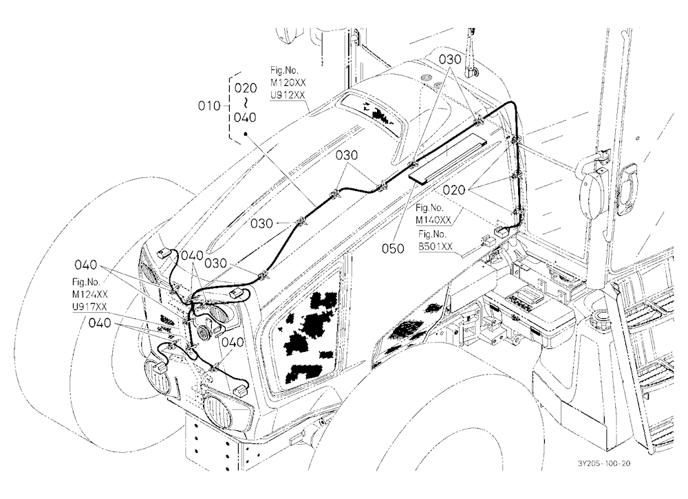Bonnet Kit (Electrical Wiring) [Option]