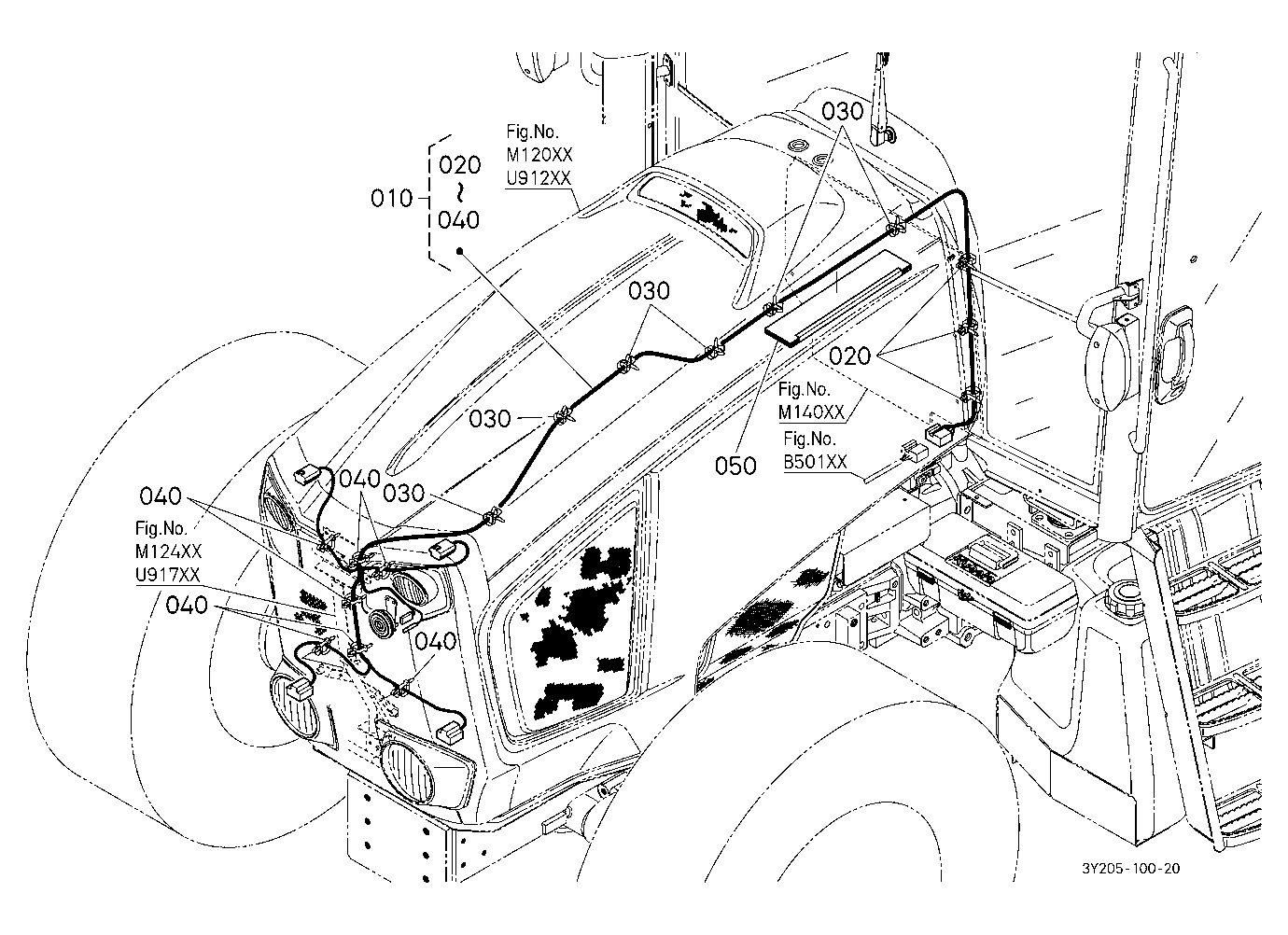 Bonnet Kit (Electrical Wiring) [Option]