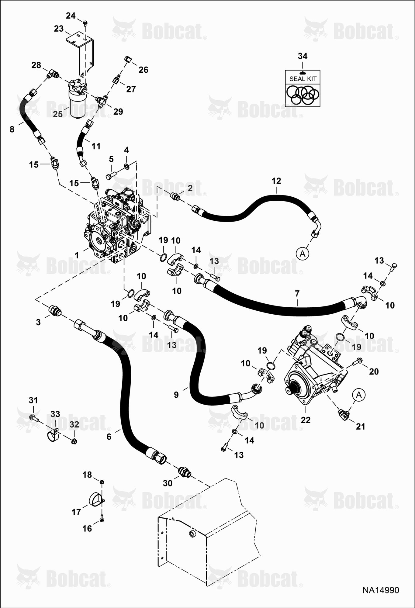 Hydrostatic Circuitry (Hydrostatic Pump & Motor)