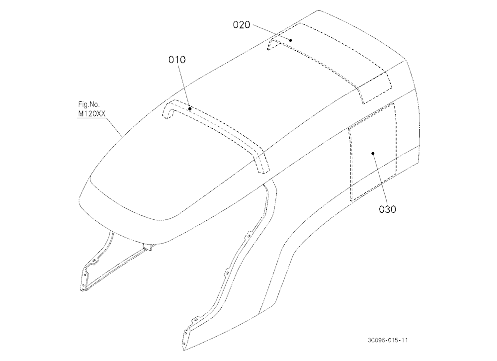 Hood(Bonnet)Upper(Sound Absorber/Insulator)