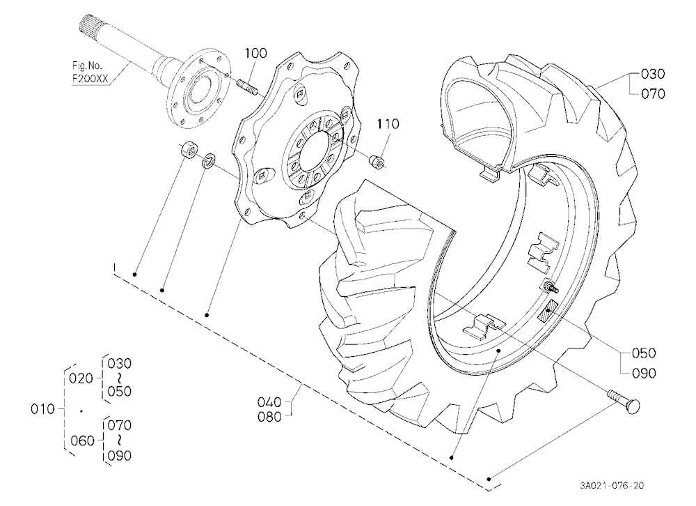 Rear Wheel (14.9-28)