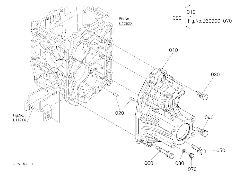 Rear Axle Case Lh