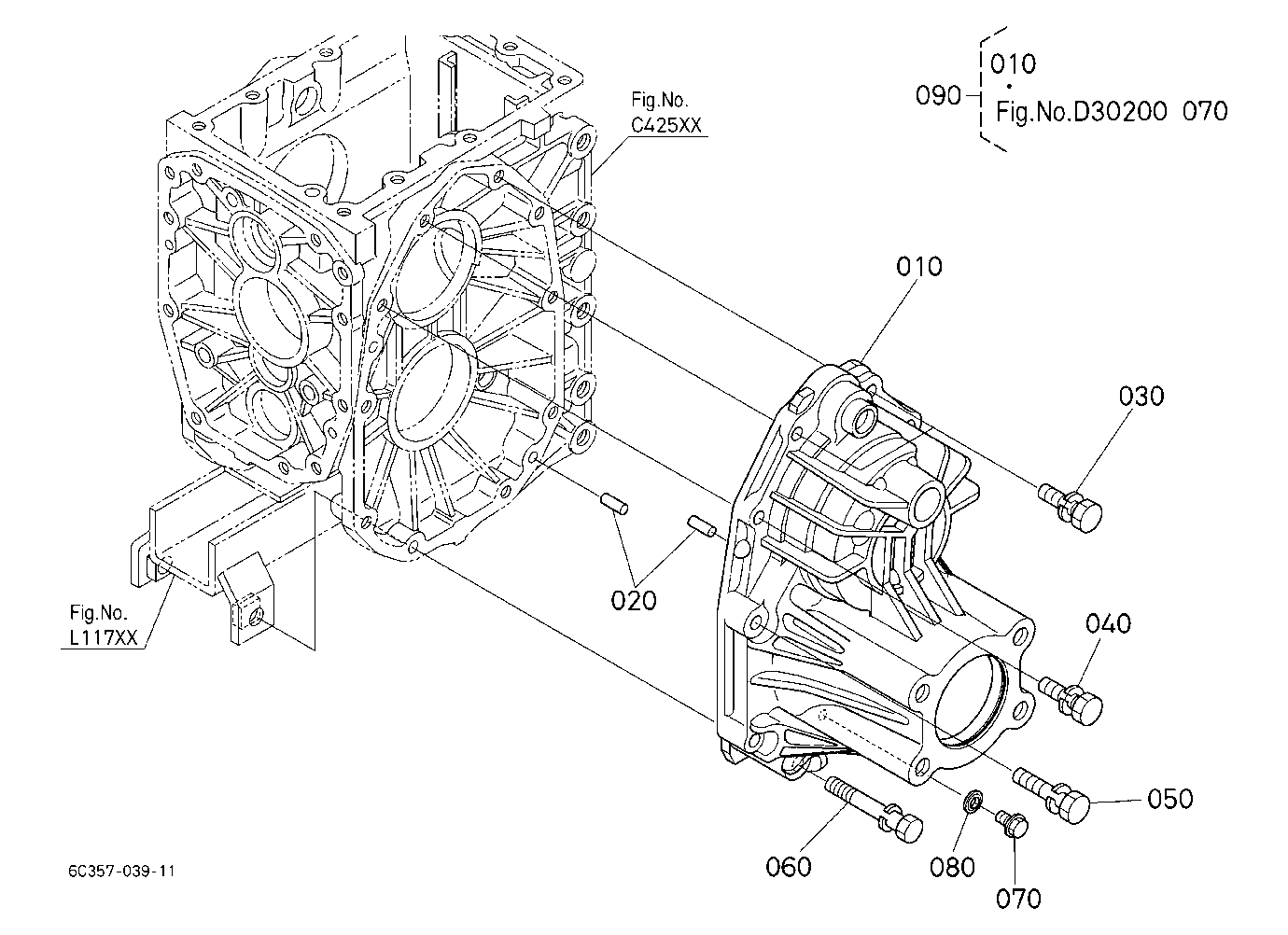 Rear Axle Case Lh