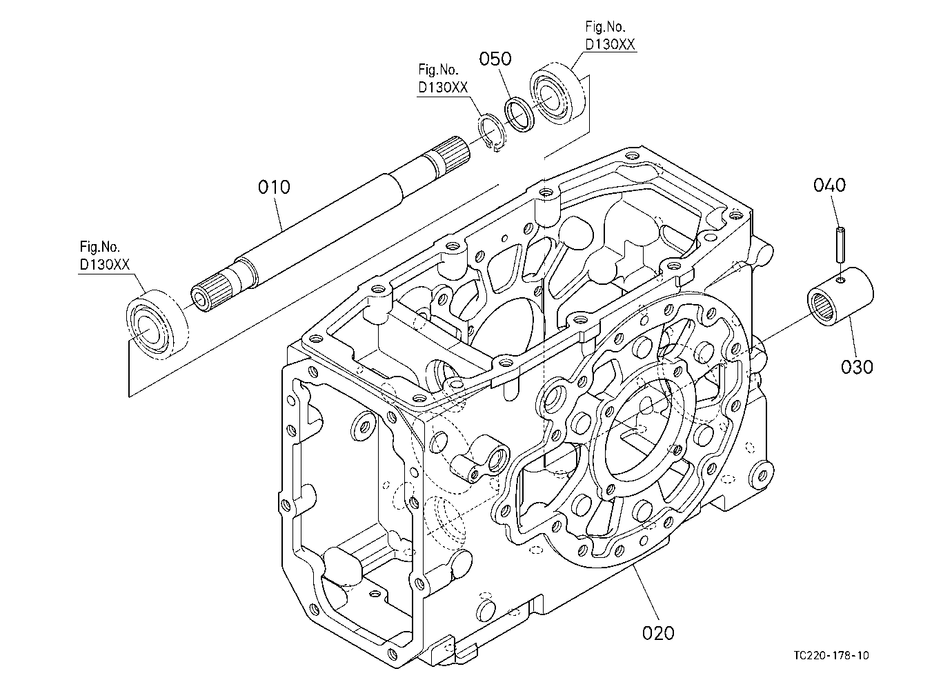 Transmission Case Exchange Parts [Except Hst Type]