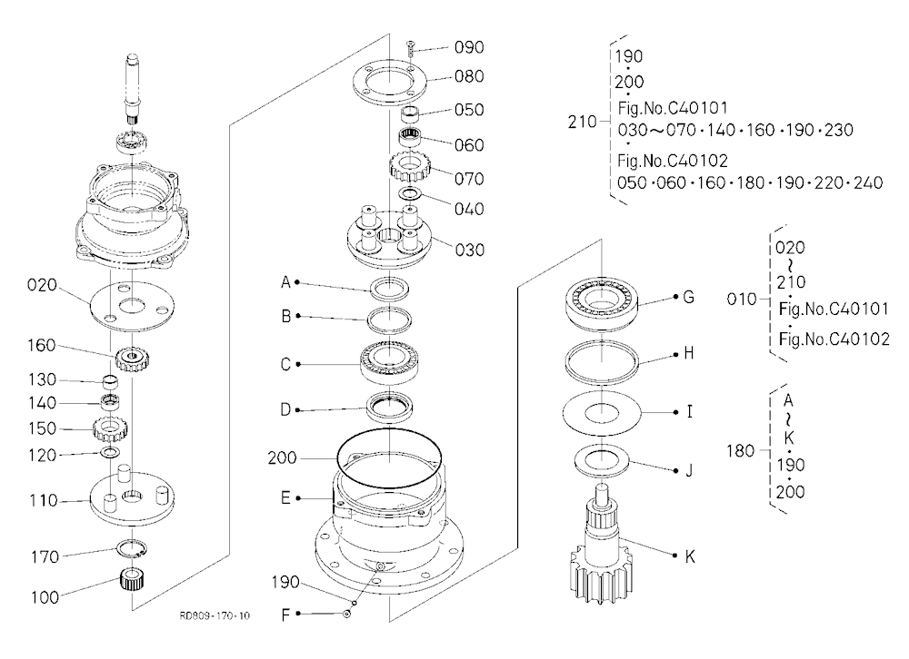 Swivel Motor 3 [Component Parts]