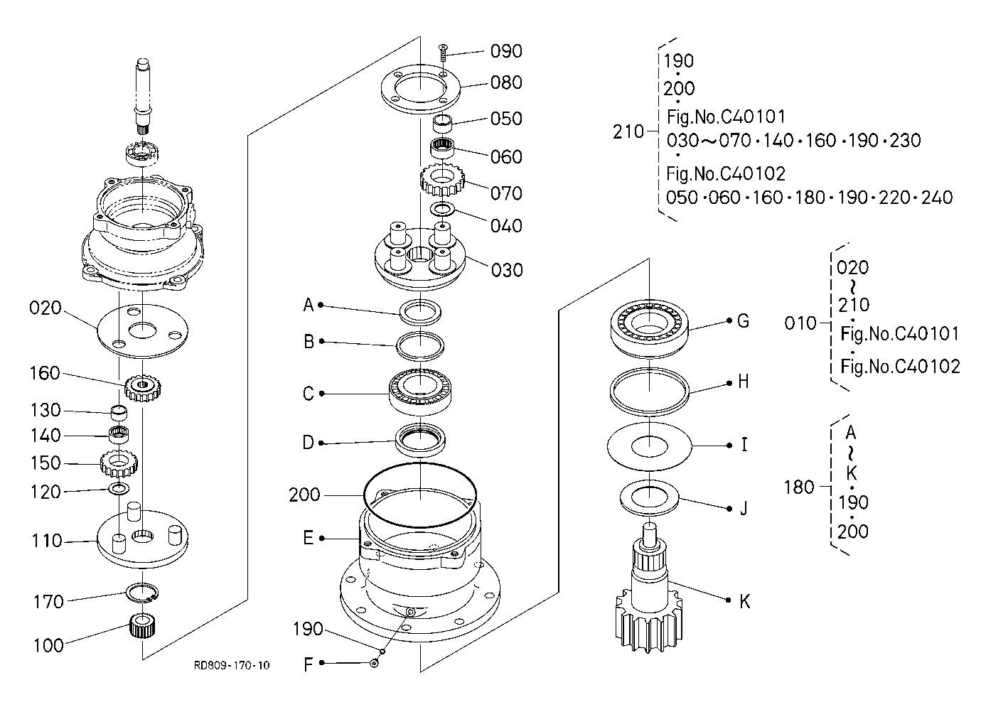 Swivel Motor 3 [Component Parts]