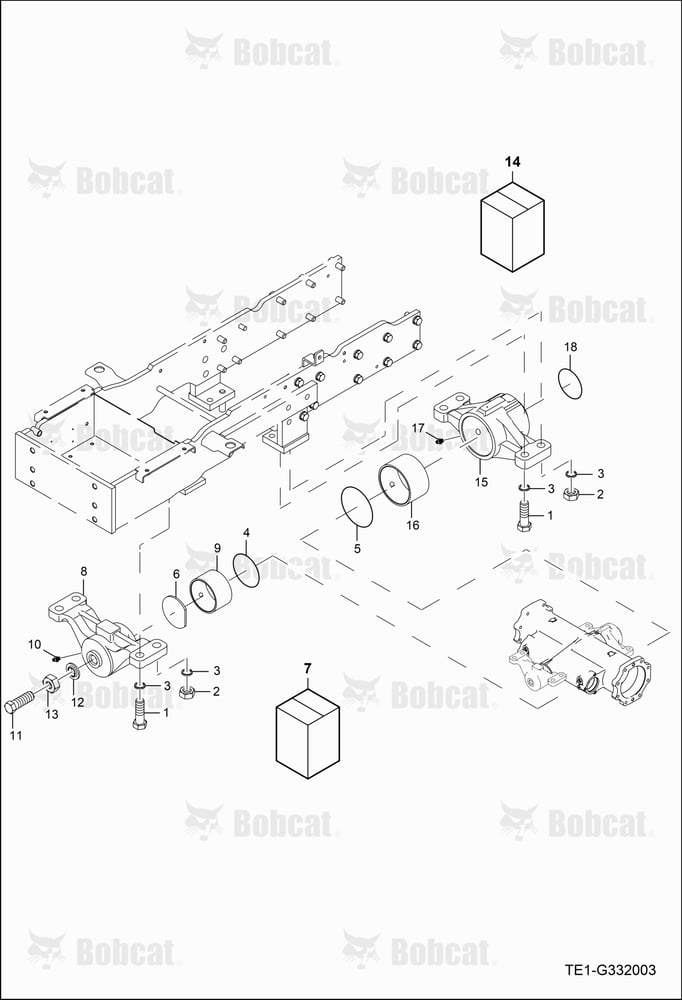Front Axle Bracket Group