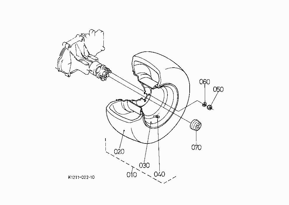REAR WHEEL (23*10.5-12)