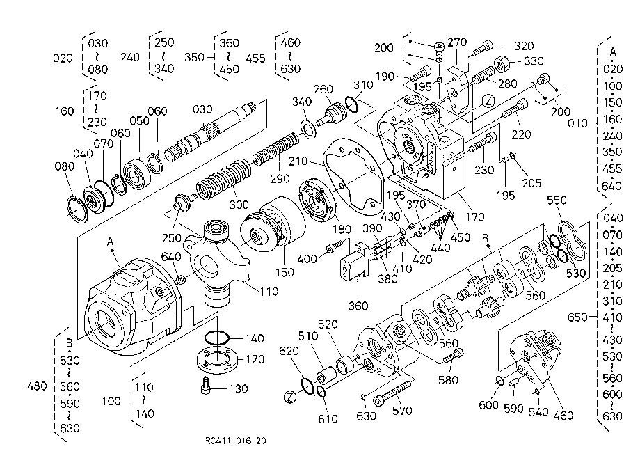 Piston Pump (Component Parts)