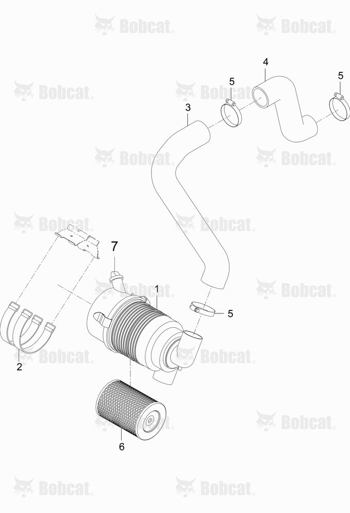 Engine Attaching Parts (Air Cleaner)