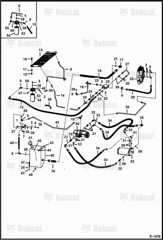 Hydrostatic Circuitry  502112001 & Above