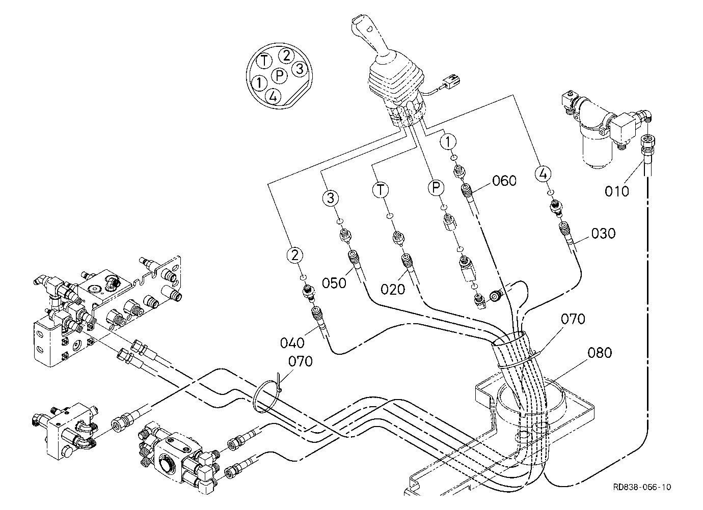 Oil Piping (Control Lh)