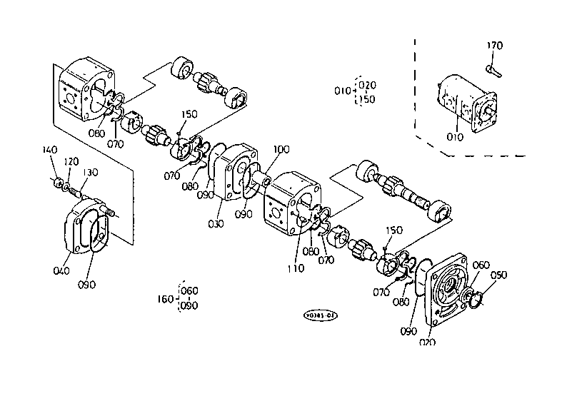 Gear Pump (1) and Component Parts