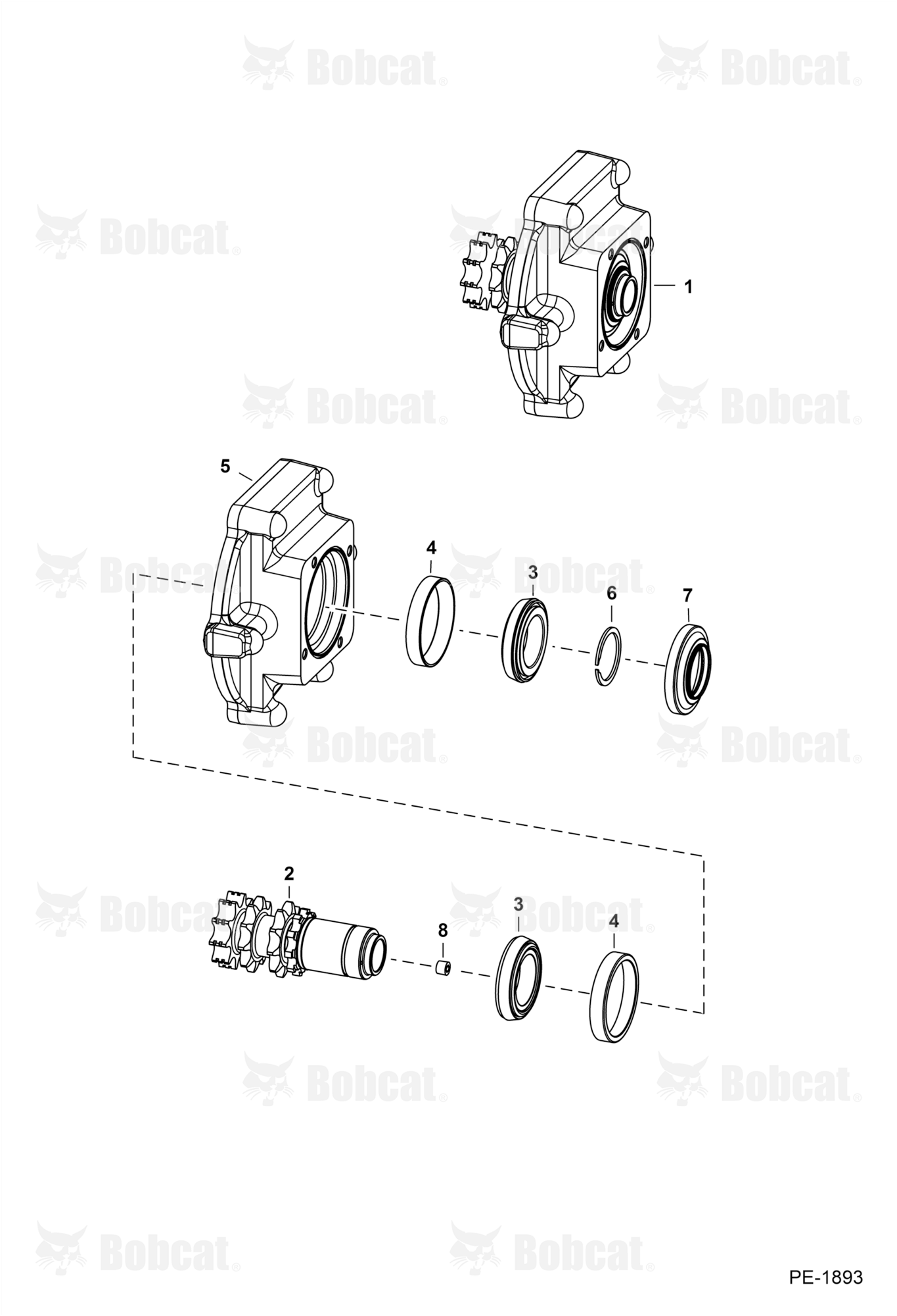 Motor Carrier (Drive Motor Mount Assy) 517626593 & Above, 518115765 & Above, 519032258 & Above, 519215217 & Above