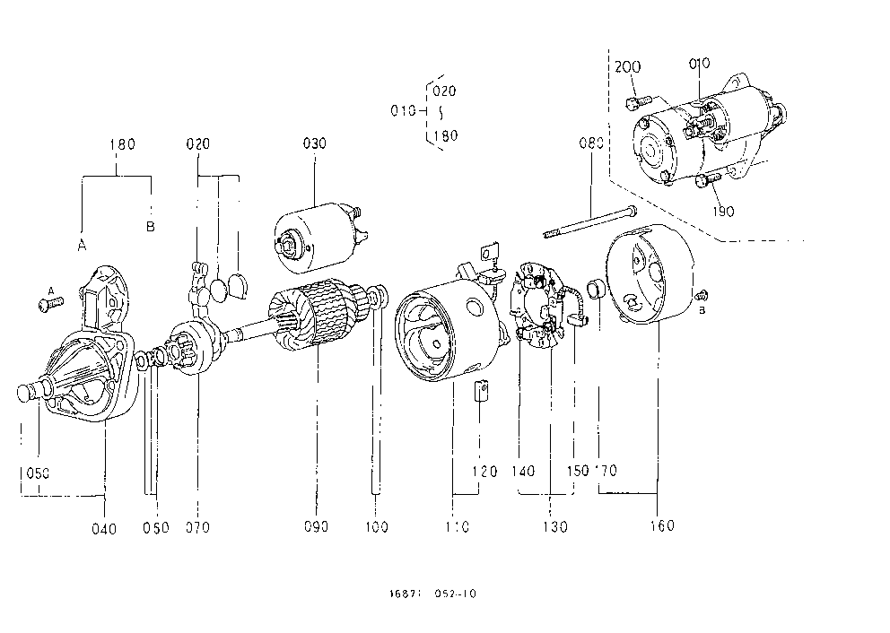 Starter [Component Parts](Not For Reman Unit)