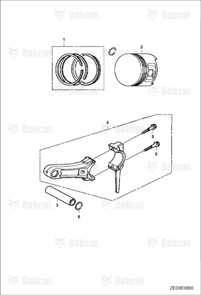 Connecting ROD/PISTON