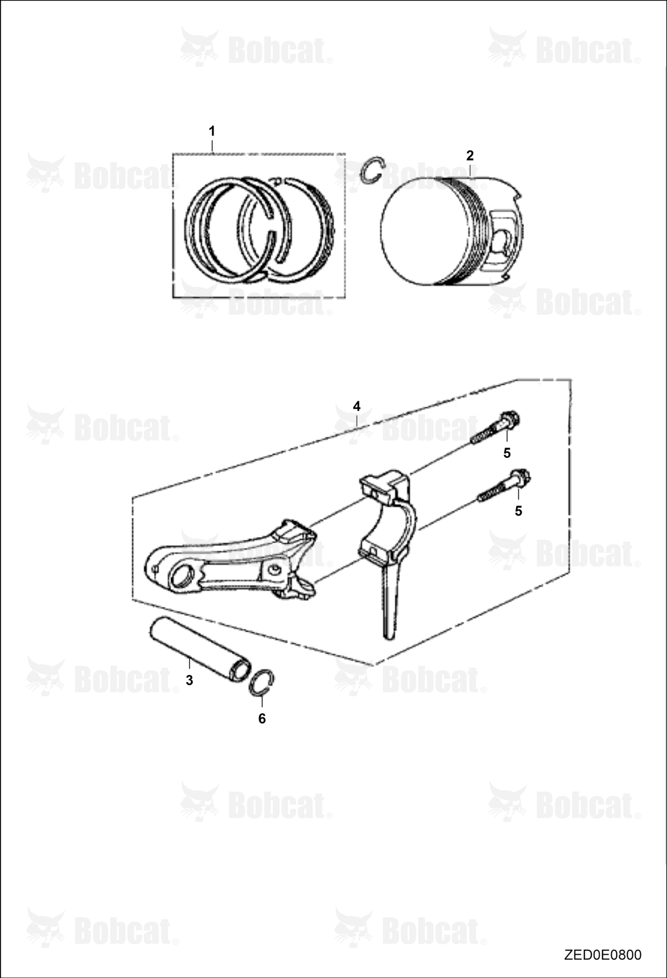 Connecting ROD/PISTON
