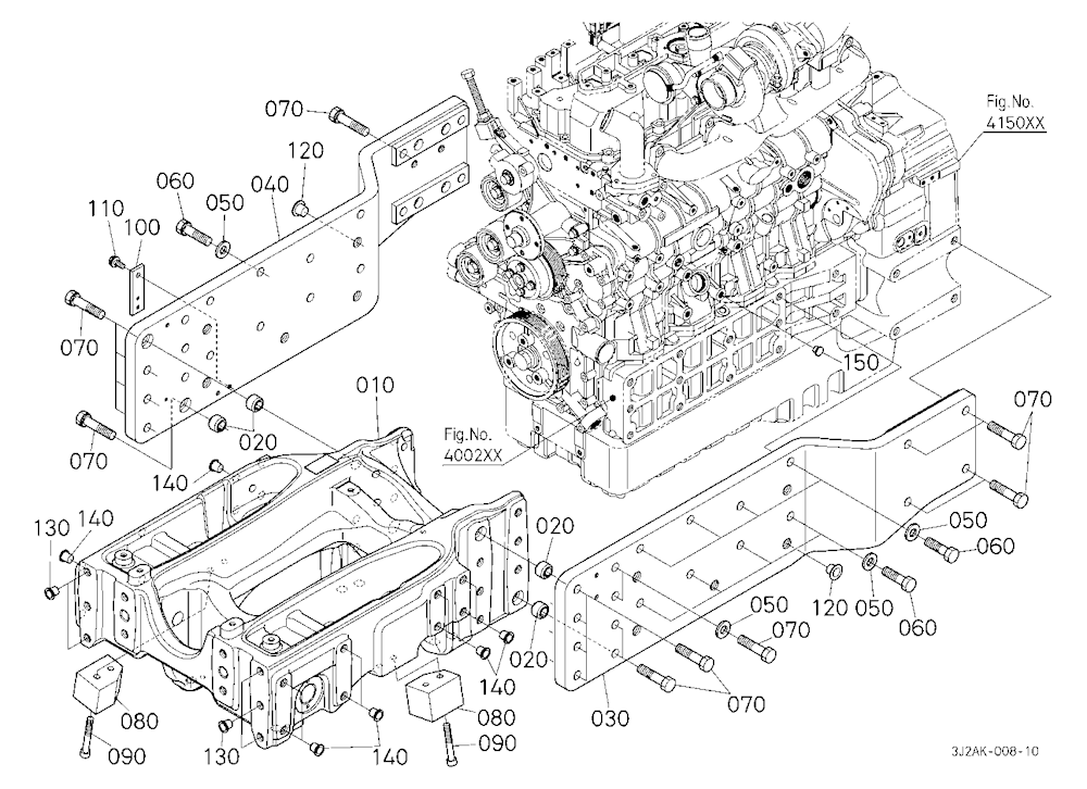 Front Axle Frame [Front Rigid Type Axle] [With Fro