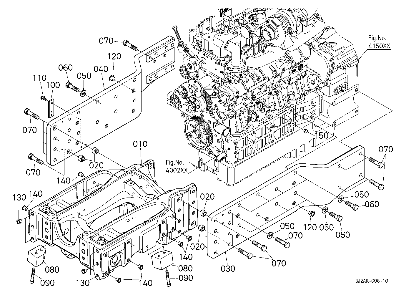 Front Axle Frame [Front Rigid Type Axle] [With Fro