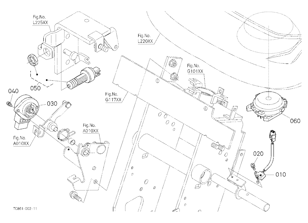 Switch/Sensor (Accelerator Lever/Brake Pedal/Cruis