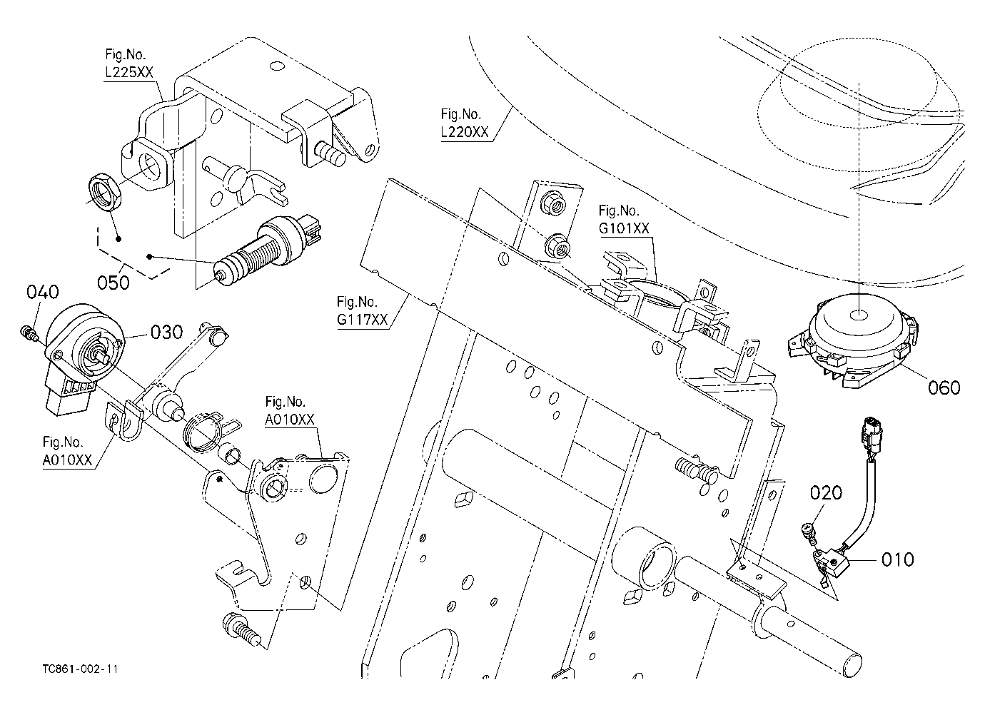Switch/Sensor (Accelerator Lever/Brake Pedal/Cruis