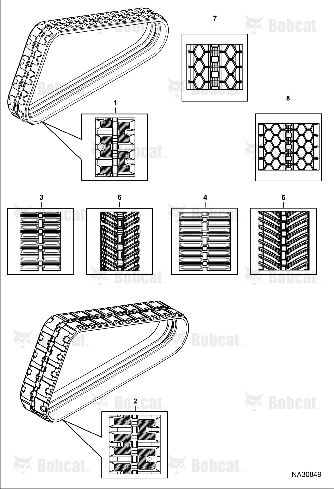 Tracks (Rubber)