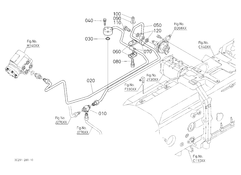 Hydraulic Oil Line (Steering/Pto)