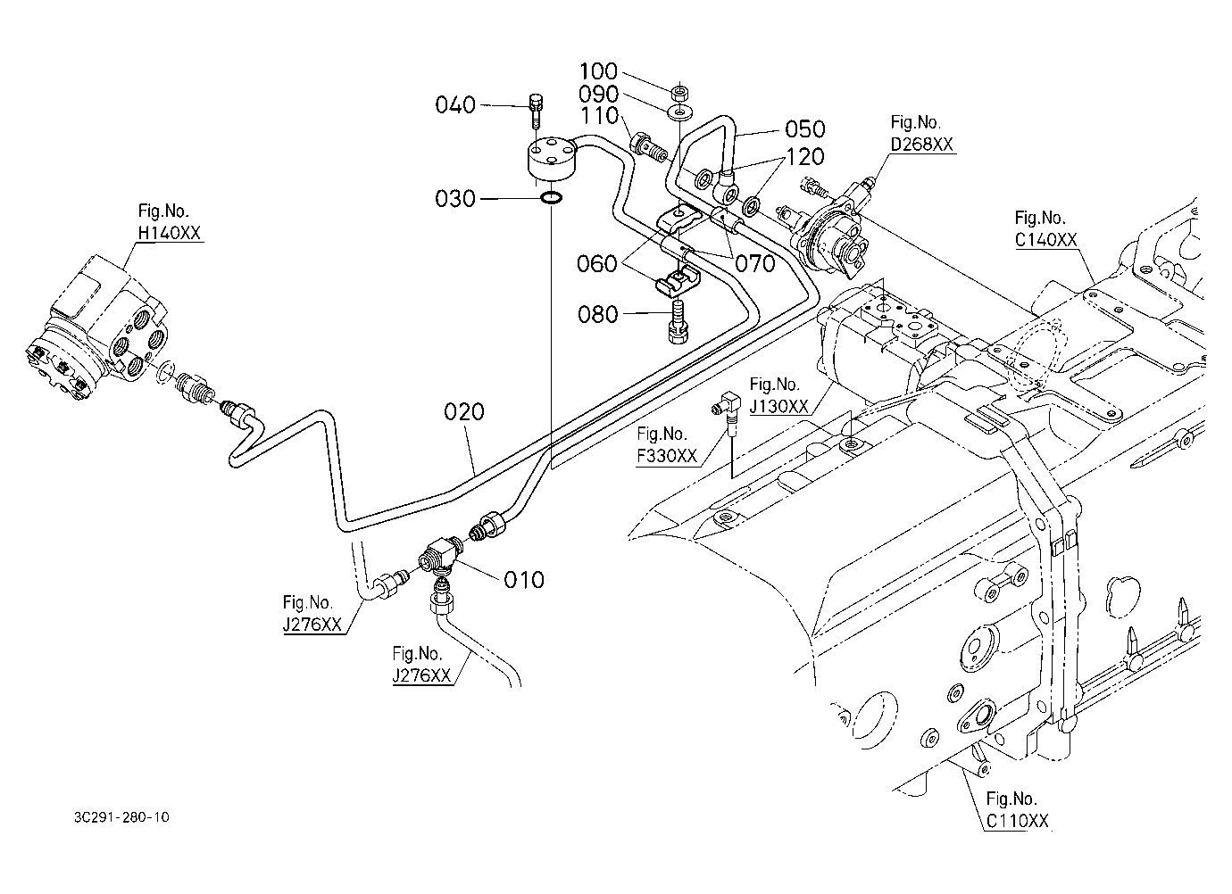 Hydraulic Oil Line (Steering/Pto)