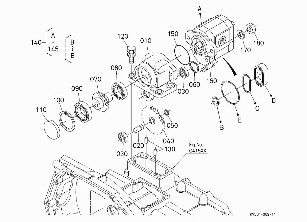 GEAR PUMP [RTV900W/R-SDL/T]