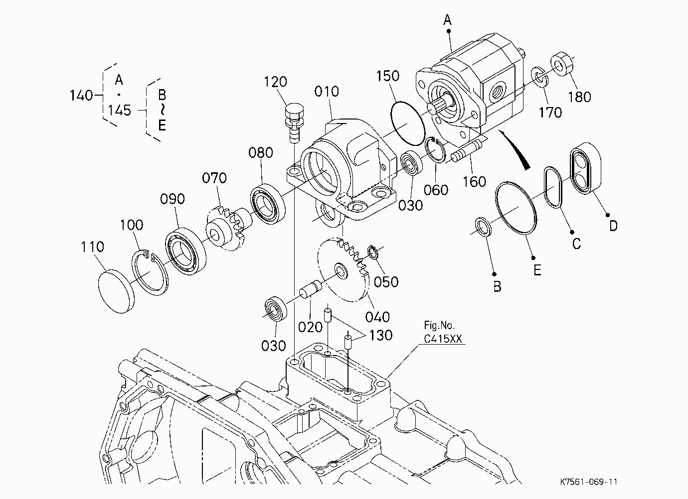 GEAR PUMP [RTV900W/R-SDL/T]