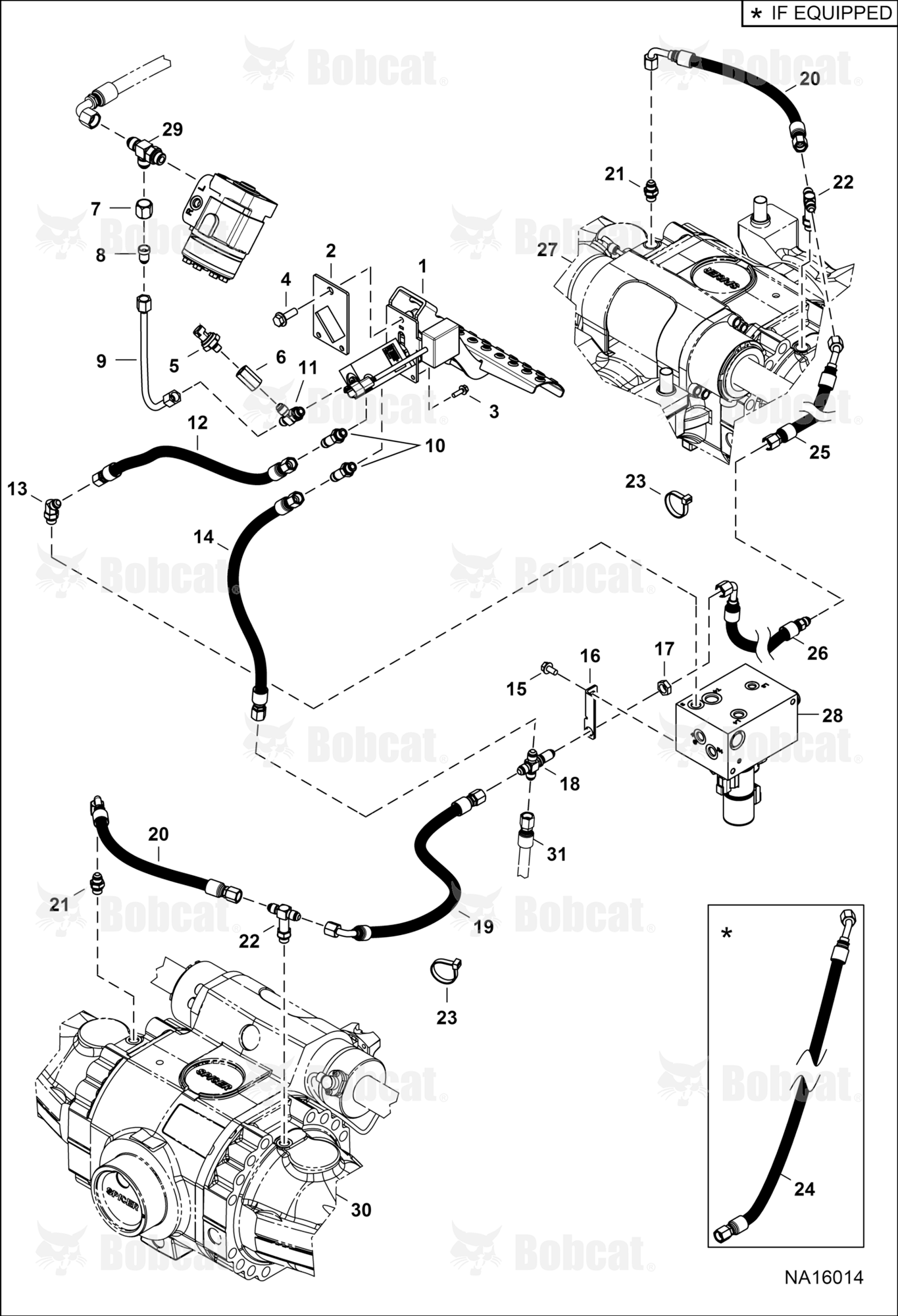 Hydraulic Circuitry (Brake System) (W/Trailer Brakes)  B4P711001 & Above