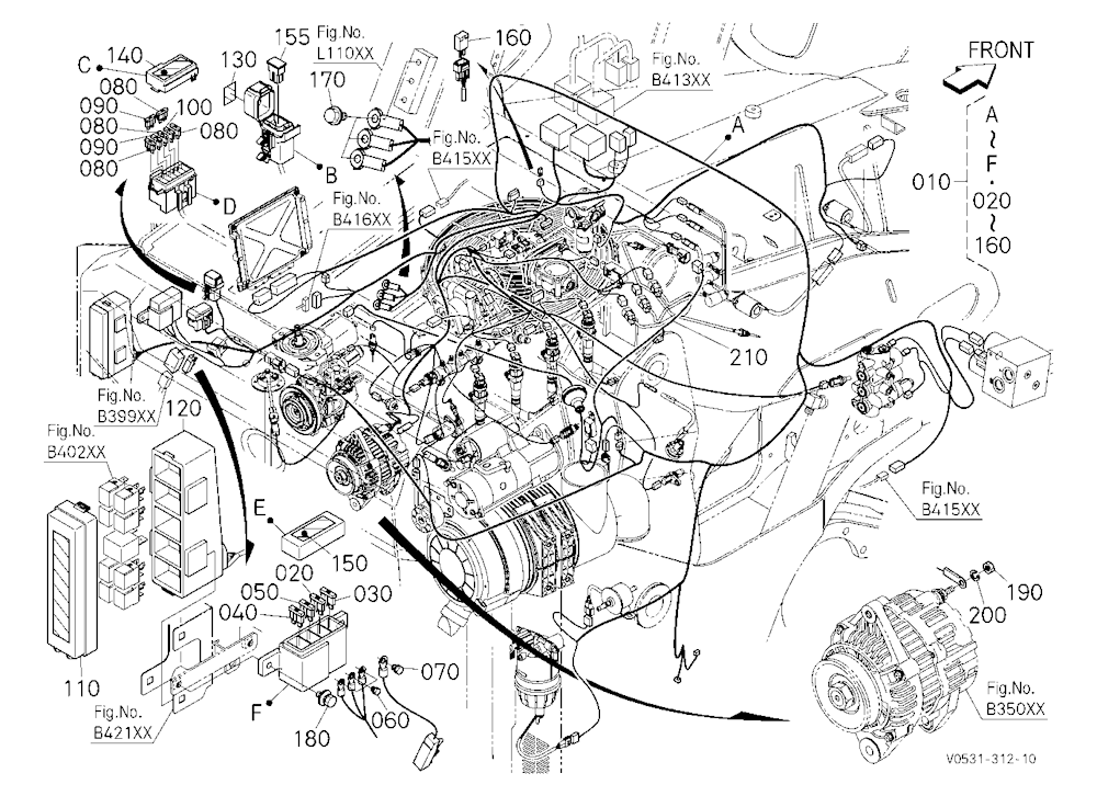 Wire Harness (Engine) [High Flow] [Reverse Fan]