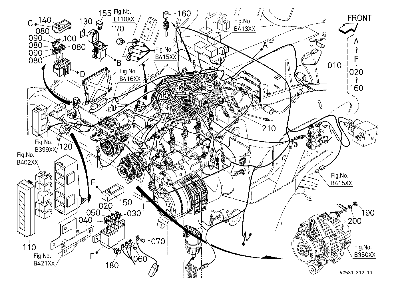 Wire Harness (Engine) [High Flow] [Reverse Fan]