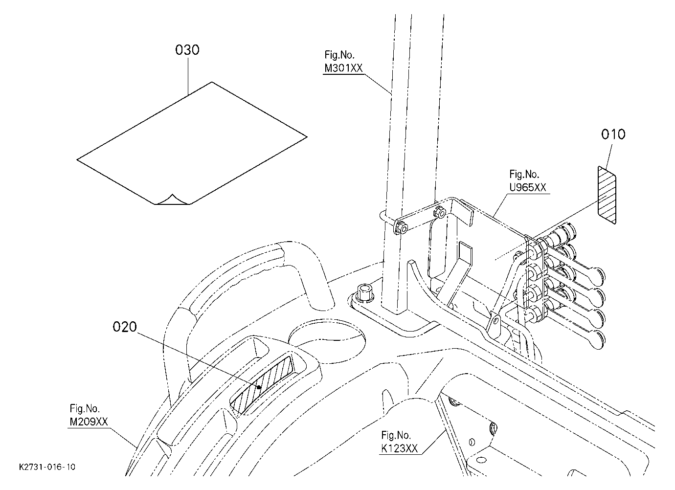 Rear Control Valve Kit (Label) (W/G No.Bx7326) [Op