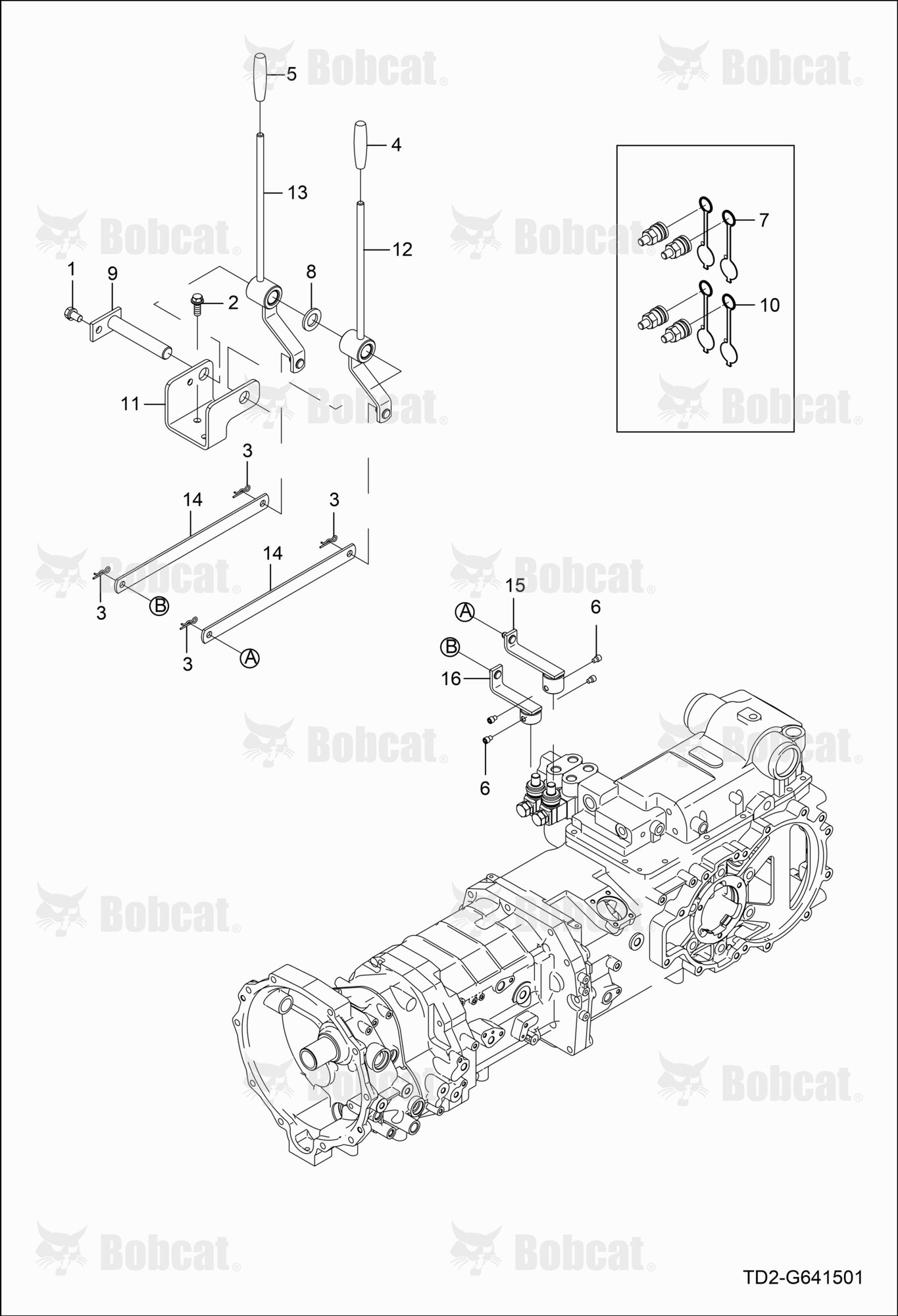 Range Shift Lever Group