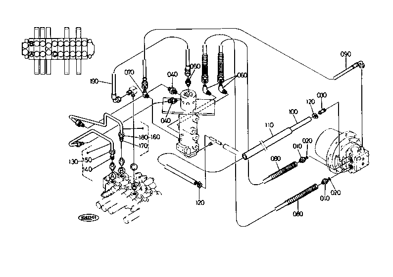 Oil Piping (Travel Rh)