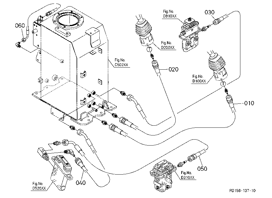 Oil Piping (Pilot T)