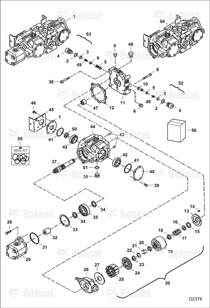 Hydrostatic Pump (4355049, 4355066, 4355047, 4355065, 4445050)