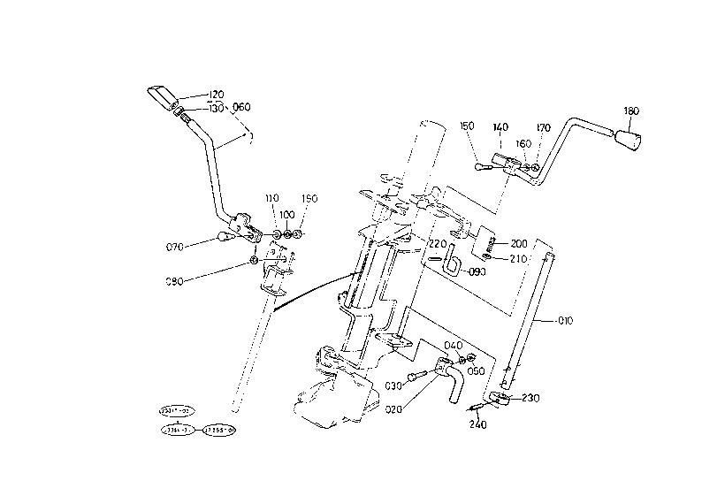 Main And Shuttle Gear Shift Lever [Hydrostatic Ps]